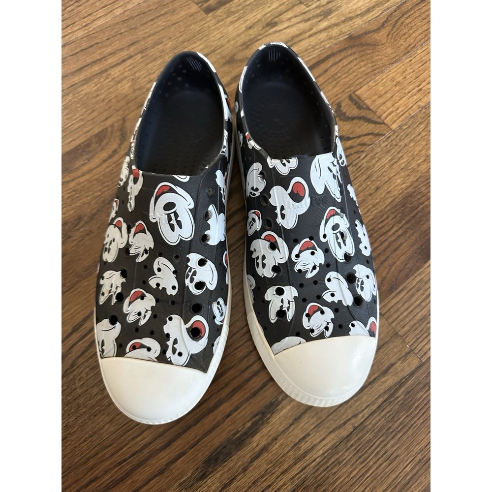 Native x Disney Adult Mickey Mouse Slide On Jefferson Shoes Size W11/M9